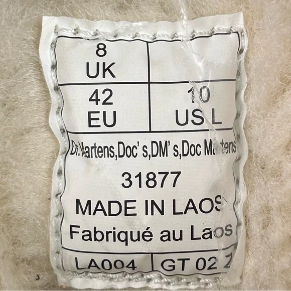 NEW Dr. Martens Docs 31877 Fur Lined Brown Buttersoft Winter Boot Womens Size 10 - Picture 10 of 10